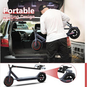 MAXSHOT Electric Scooter,19Mph Max Speed,350W/500W Motor,21-28 Miles Range | 8.5/10/14" Tires,Folding E-Scooter Adults with Dual Suspension,APP Contro