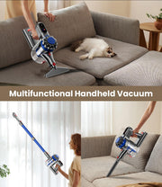 KARDV Cordless Vacuum Cleaner, 500W/40Kpa Vacuum Cleaners for Home, 60Mins Stick Vacuum with LED Display, Anti-Tangle Wireless Vacuum, 8 in 1 Lightweight Vacuum for Hard Floors Carpet Pet Hair
