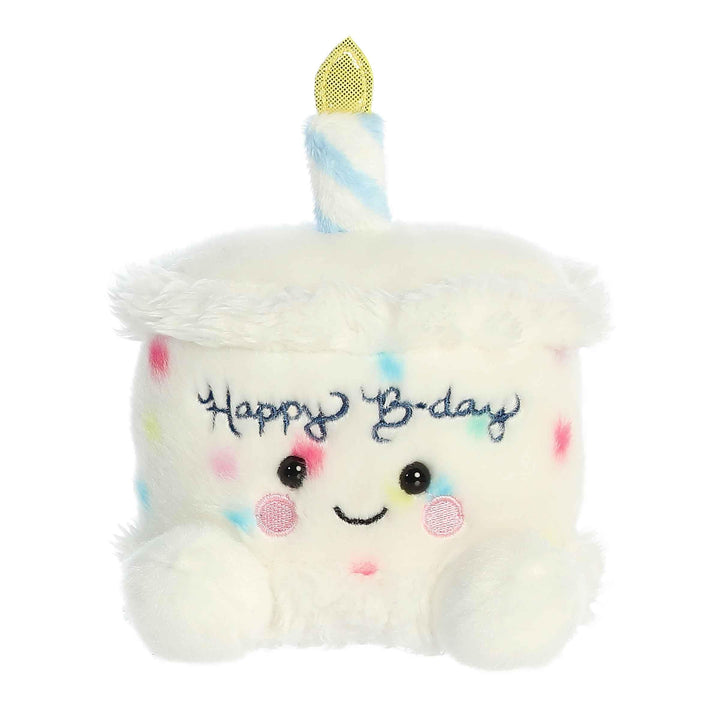 Aurora Palm Pals 5.5" Happy B'Day Cake Adorable Plush | Bean-filled understuffed bodies with collectible personalities