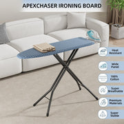 APEXCHASER Foldable Ironing Board Full Size 43x13, 7level Height Adjustable