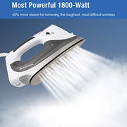 BEAUTURAL 1800 Watts Steam Iron with Digital LCD Screen, 3-Way Auto Shutoff | Double-Layer and Ceramic Coated Soleplate, 9 Preset Temperature, Burst of Steam for Variable Fabric, Anti-Drip and Anti-Calc