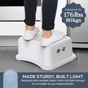 Dreambaby Step Stool for Kids - Non-Slip Base and Contoured Design for Toilet Potty Training and Sink Use