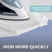 HOME GENIE Ironing Board Cover with Extra Thick Padding, 15x54, Blue