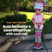 Radio Flyer My 1st Scooter, For Kids 2-5 Years Old, Red | Extra Wide Base for Balance, 2 Front Wheels for Added Stability, Easy to Use Foot Brake, (Amazon Exclusive)
