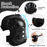 Kids/Youth Knee Pad Elbow Pads Guards Protective Gear Set for Roller Skates Cycling BMX Bike Skateboard Inline Skatings Scooter Riding Sports