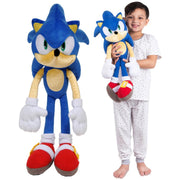 Sonic The Hedgehog Anime Kids Bedding Super Soft Plush Cuddle Pillow Buddy, 22" Tall, (Officially Licensed Product) by Franco
