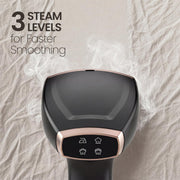 Steamer for Clothes, 4 Modes with LCD Display, 370ml Large Tank 30s Heat-Up | Powerful 1200W for 20 Mins Continuous Steam, Wrinkle Remover for Clothes, for Home & Office Use (Only 120V), Black