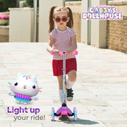 Kick Scooter for Kids, 3 Wheel Self Balancing, Light Up LED Wheels | Lean-to-Steer Control, Wide Anti-Slip Deck, Rear Foot Brake, Light-Up Wheels, 75 lb Capacity, Skill Building