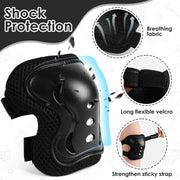 Kids/Youth Knee Pad Elbow Pads Guards Protective Gear Set for Roller Skates Cycling BMX Bike Skateboard Inline Skatings Scooter Riding Sports