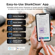 Shark Matrix Plus Robot Vacuum & Mop Combo, 60-Day Self-Emptying, AV2610WA | Matrix Clean Navigation for Carpet, Hard Floors & Pet Hair, HEPA, Sonic Mopping, Anti-Hair Wrap, LiDAR Mapping, Wi-Fi Control