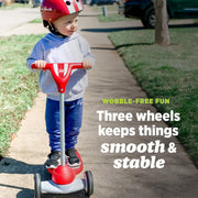 Radio Flyer My 1st Scooter, For Kids 2-5 Years Old, Red | Extra Wide Base for Balance, 2 Front Wheels for Added Stability, Easy to Use Foot Brake, (Amazon Exclusive)