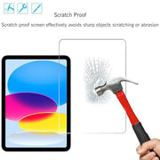 Ailun 2Pack Screen Protector for iPad A16 2025 11th 11"/10th Gen 2022 10.9" | Tempered Glass, Face ID Compatible, Apple Pencil Compatible, Case Friendly