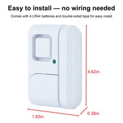 UltraPro Personal Security Window and Door Alarm, 2 Pack, Wireless Chime