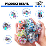 Benzem 50 Pcs Mini Pull Back Cars Set, Pull Back Racing Vehicles for Kids, Bulk Toys Party Favors Treasure Box, Classroom Prizes, Pinata Fillers,Goodie Bag Stuffers for Boys Girls