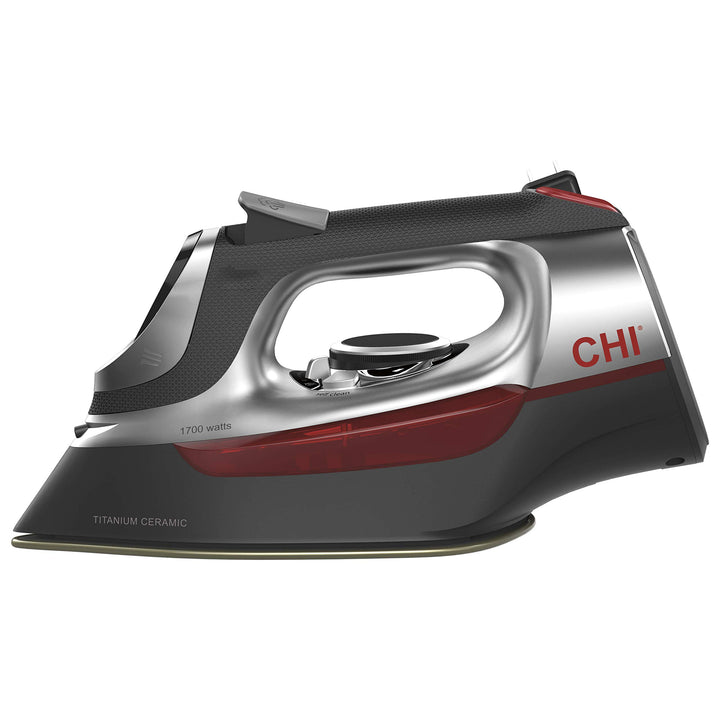 CHI Steam Iron for Clothes with Vertical Steam Burst, 8" Retractable Cord
