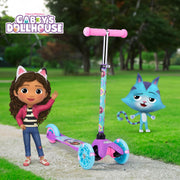 Kick Scooter for Kids, 3 Wheel Self Balancing, Light Up LED Wheels | Lean-to-Steer Control, Wide Anti-Slip Deck, Rear Foot Brake, Light-Up Wheels, 75 lb Capacity, Skill Building