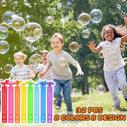 32 Pack Bubble for Kids Party Favors, 8 Style Dinosaur Mini Bubble Wands | Bulk Toys with Gift Box for Carnival Prizes Goodie Bag Stuffers Supplies, Birthday Bath Time Bubbles Blower Toy for Girl Boy