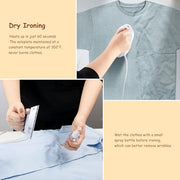 Newbealer Travel Iron Set, 100-240V Mini Dry Iron for Clothes (No Steam) | Max 300W, Heats in 60s, 302℉ Ceramic Soleplate, Handy Heat Press, 0.5lbs Lightweight for Quick Touch-ups Worldwide