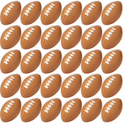 Blulu 30 Pack Mini Footballs Foam Sports Balls Bulk 2.17" for Kids Adult | Brown, School Party Favor, Sports Themed Ball Toy, First Year Down Birthday, Homecoming Game, Goodie Bag Stuffer, Stress Ball