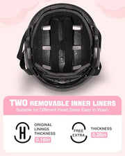 Toddler Helmet,Adjustable Dial Fit Baby Infant Bike Helmet for Ages 1-6 | CPSC,45-54cm,Lightweight,12 Vents,2 Washable Liners,PC+EPS,for Bike/Scooter/Tricycle, with Dust Bag