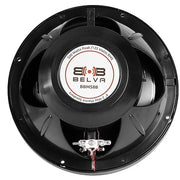 BELVA BBMS8B 8” 2-Way 500W Peak (250W RMS) Black Marine Coaxial Speakers for Marine/ATV/Motorcycle/Powersports
