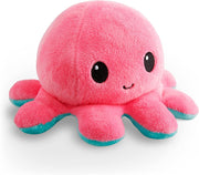 TeeTurtle Reversible Octopus Pink & Aqua 4 Inch Flip Plush