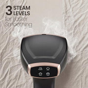Steamer for Clothes, 4 Modes with LCD Display, 370ml Large Tank 30s Heat-Up | Powerful 1200W for 20 Mins Continuous Steam, Wrinkle Remover for Clothes, for Home & Office Use (Only 120V), Black