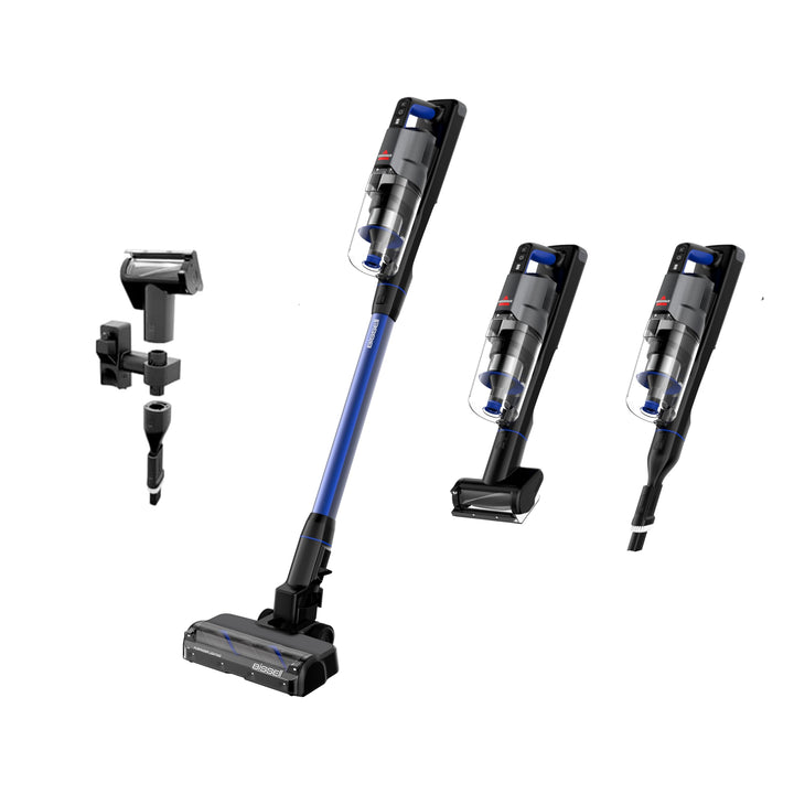 Bissell PowerClean FurFinder 200W Self-Standing Cordless Vacuum, 4052 | Bright headlights; wall mount; removable battery; upholstery tool; self-standing for easy storage