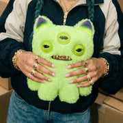 Fuggler Baddies Fuggs 9 Inch (Annoyed Alien) by ZURU | Funny Ugly Monster with signature teeth; soft & huggable collectible plush; for fans & collectors; gift for tweens & teens