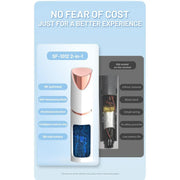 2-in-1 Facial Hair Remover & Nose Trimmer.
