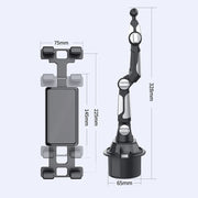 🚗 From Hire Car to Family SUV – Foldable Tablet Stand Fits Most Cup Holders. Adjustable Angle