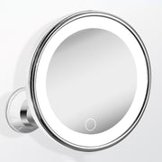 10x Magnifying Makeup Mirror with LED Light and Suction Cup