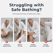 Adjustable Non-Slip Bathtub Seat Board